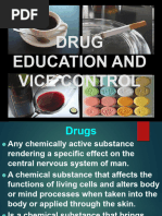 Cdi 321 Drug Education and Vice Control. Chapter 1 2