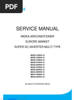 Service Manual: Midea Airconditioner Europe Market Super DC Inverter Multi Type