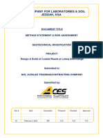 Method Statement Rev 00 - Geotechnical Investigation