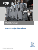 Construction Principle of Sheetfed Offset Printing