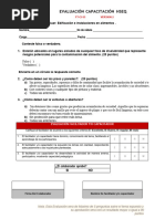 Evaluacion Capacitacion Edificacion e Instalaciones en Alimentos