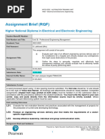 Revised Assignment Unit 35 - Professional Engineering Management