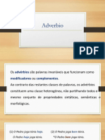 Adverbio e Adverbiais