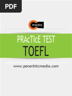 Practice Test TOEFL CMEDIA