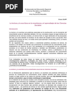 26-09 La Lectura y La Escritura en La Enseñanza y El Aprendizaje de Las Ciencias Sociales