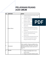 STANDAR PELAYANAN RUANG PEMERIKSAAN UMUM PKM Kawal 2023