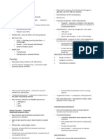 Spleen Outline For Faculty