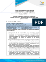 2-Guia de Actividades y Rúbrica de Evaluación - Ciclo de La Tarea 1