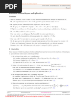 Fonctions Multiplicat