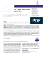 Cerebral Embolism As A Result of Facial Filler Injections - A Literature Review