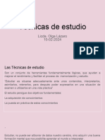 Técnicas de Estudio