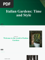 AI Italian Gardens - Time and Style