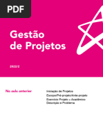 Gestao de Projetos - Aula 04 2022