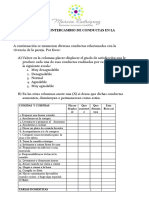 Cuestionario de Intercambio de Conductas en La Pareja