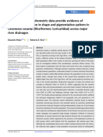 Mejia & Reis 2023 Molecular and Morphometric Data Provide Evidence of Intraspecific Variation in Otocinclus Cocama