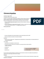 Glomerulopatias 