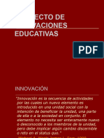 Proyectos de Innovación