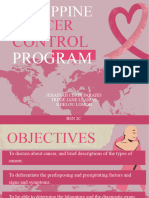 Philippine Cancer Control Program - Llamas, Lomod, Parajes