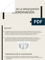 Etapas de La Organizacion-Coordinacion