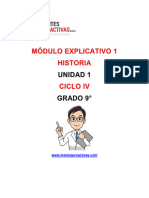 MODULO EXPLICATIVO 1 HISTORIA 9no