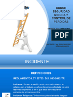 Curso Seguridad Minera Y Control de Perdidas: Sesión N°3