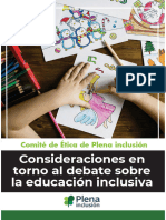 Debate Sobre Educación Inclusiva