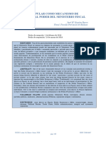 La Acción Popular Como Mecanismo de Contrapeso Al Poder Del Ministerio Fiscal