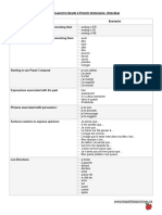 Grade 4 Check List