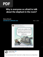 Afraid of The Elephant