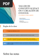 Clase 1 - OrganizacioÌ N de Eventos