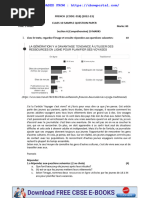 Cbse Class 10 Sample Paper 2022 23 French