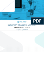 Snowpro™ Advanced: Architect: Exam Study Guide