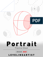 Portrait PracticeSheet - Leveling Artist