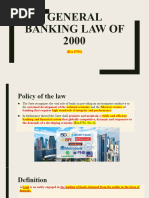 General Banking Law of 2000