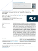 Mechanistic Elucidation of Germination Potential and Growth of Sesbania Sesban Seedlings With