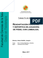 Readaptación Pádel TFG