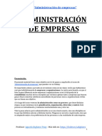 Ebook Administración de Empresas