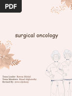 Surgical Oncology