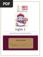 Segundo Semestre . - Guía Didáctica Del Estudiante. - Inglés II