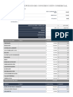 IC Commercial Construction Budget 27055 - ES