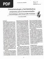 Fenomenología y Hermenéutica - Ana Ma. González G.