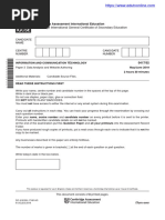 Cambridge International General Certificate of Secondary Education