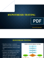 Hypothesis Testing