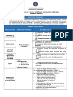 Lista Utiles Escolares 2024 1° BASICO 24