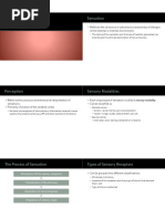 Sensory System