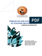 Module Principles Strategies in Teaching Math