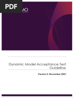 Model Acceptance Test Guideline Nov 2021