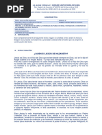 Tema No. 2. en Jesucristo Se Cumple La Esperanza Del Pueblo de Israel Restablecer La Comunión de Los Hombres Con Dios y Entre Sí