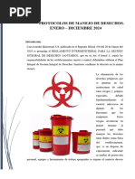 Protocolos Desechos Sanitarios Cortopunzantes y Biológicos