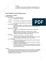 LESSON Week 9 Introduction To Real Estate Taxation